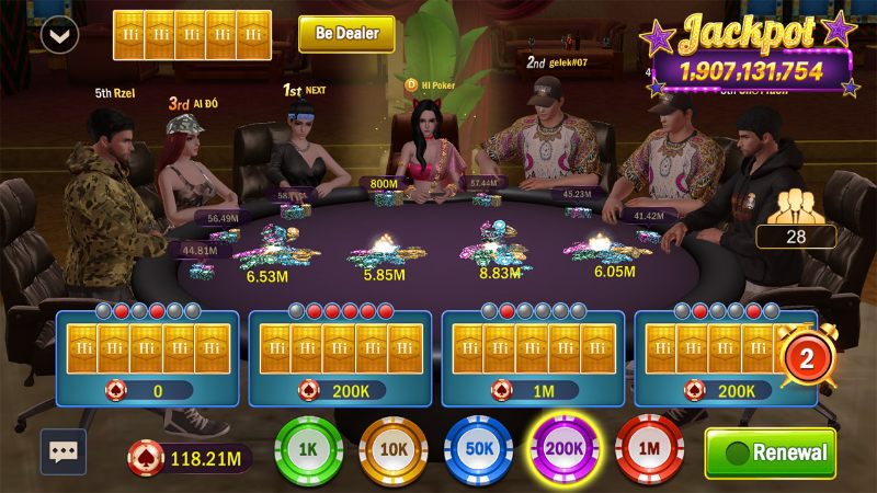 Lưu ý khi tham gia vào game bài poker 3d