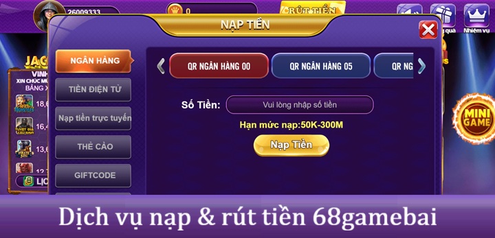 Kho game đa dạng chỉ có tại 68 Game Bai